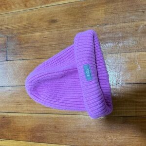 Figs Vibrant Pink Knit Hat